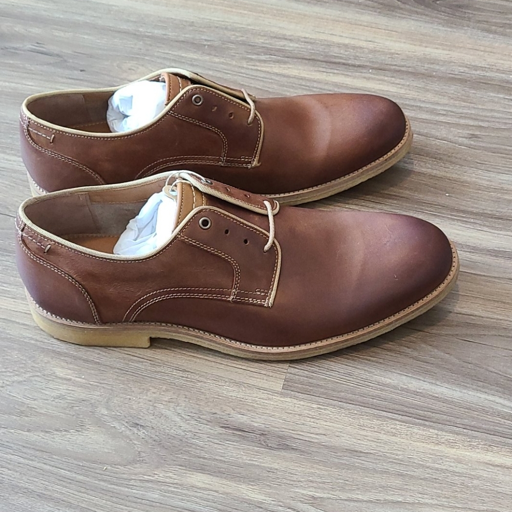 JOHNSTON & MURPHY  SIZE 14, TAN